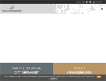 Tablet Screenshot of huscompagniet.se